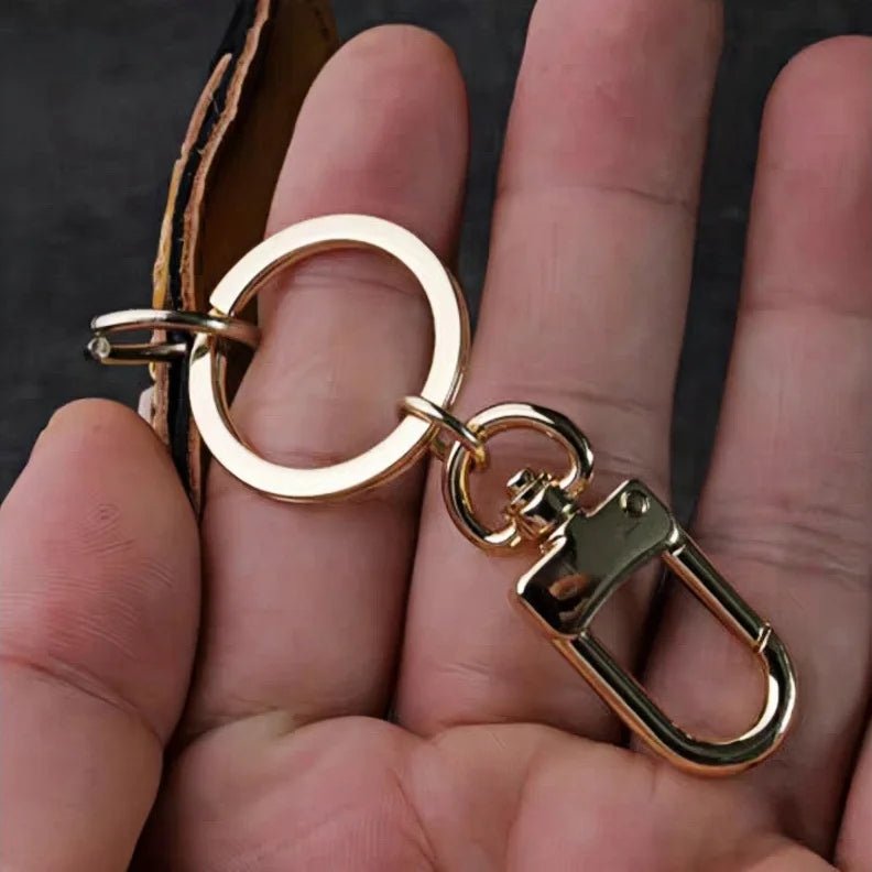 Corgi Pet Leather Bag Charm Hand - Stitched Leather Accessory Creative Keychain Pendant Cute Gift for Women - Tomlynam