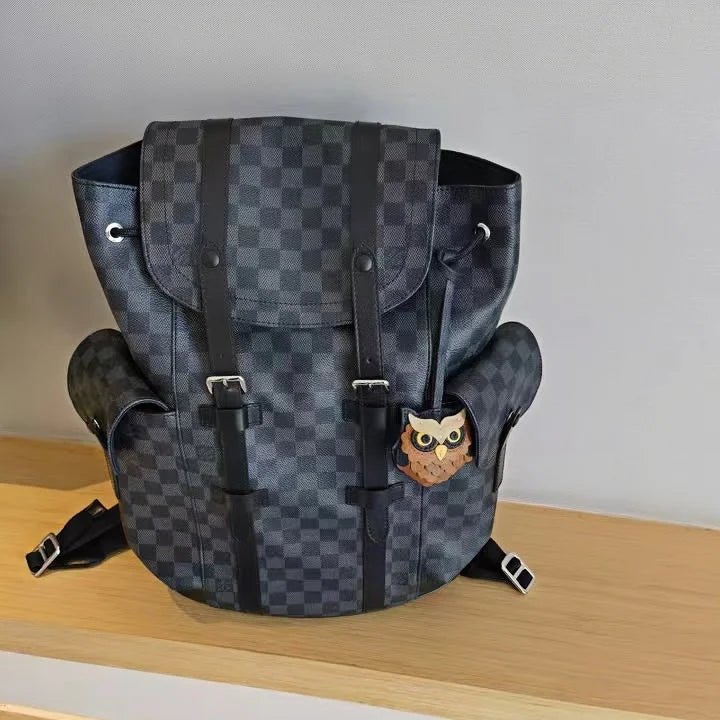 Handcrafted Owl Leather Bag Charm | Keychain | Premium Quality | Unique and Sophisticated Design - Tomlynam