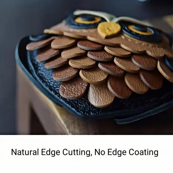 Handcrafted Owl Leather Bag Charm | Keychain | Premium Quality | Unique and Sophisticated Design - Tomlynam