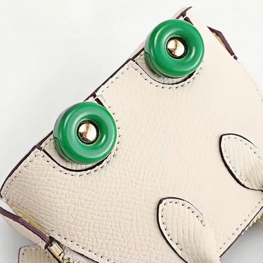 Mini Bag Charm – Vintage Car Design Full - Grain Leather Key Accessory - Tomlynam