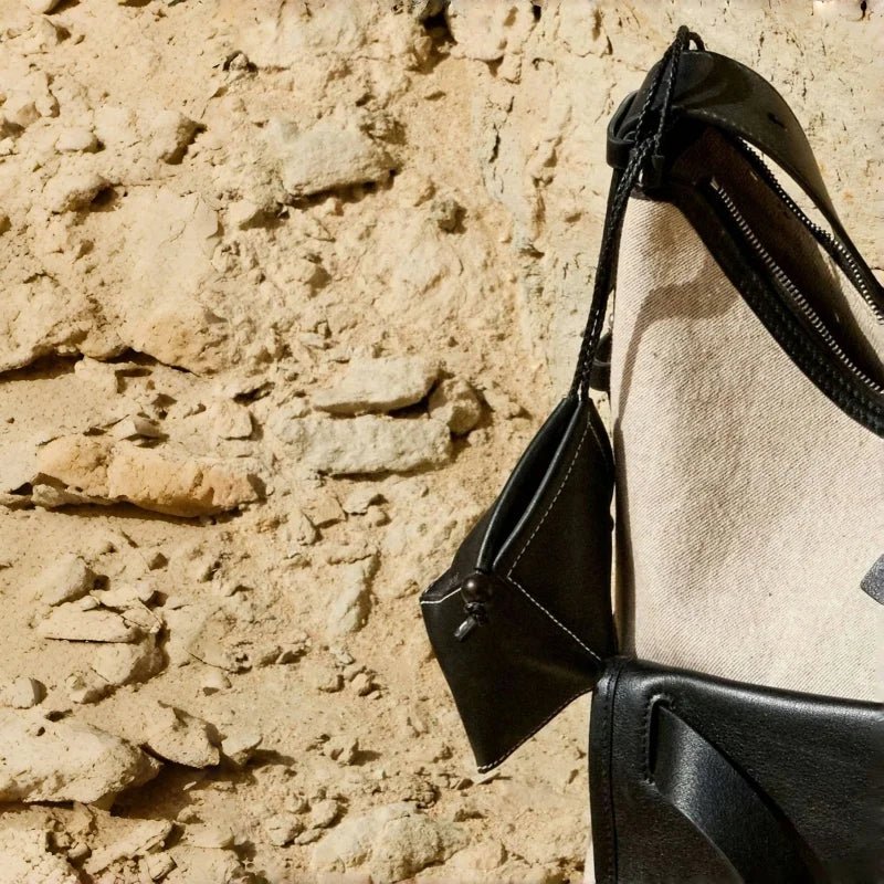 Origami Leather Pouch Charm – Handcrafted Sculptural Bag Accessory | Minimalist Geometric Design | Functional Gift for Modern Aesthetes - Tomlynam