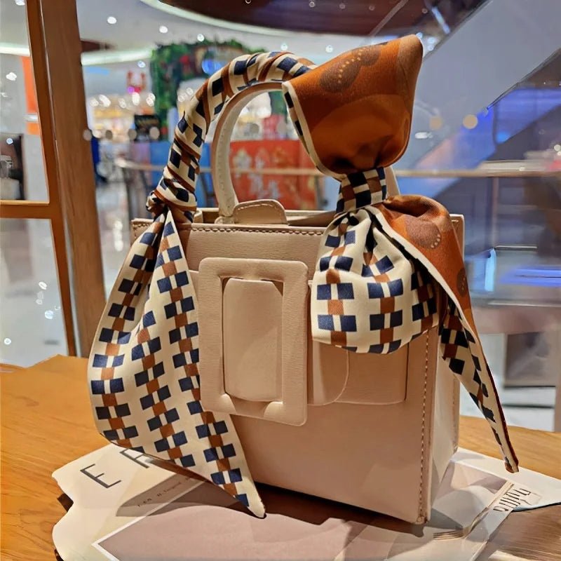 Twilly Scarf Cactus Harmony 100% Silk Bag Handle Ribbon, Wrist & Hair Scarf, 6×125cm Silk Twilly Scarf - Tomlynam