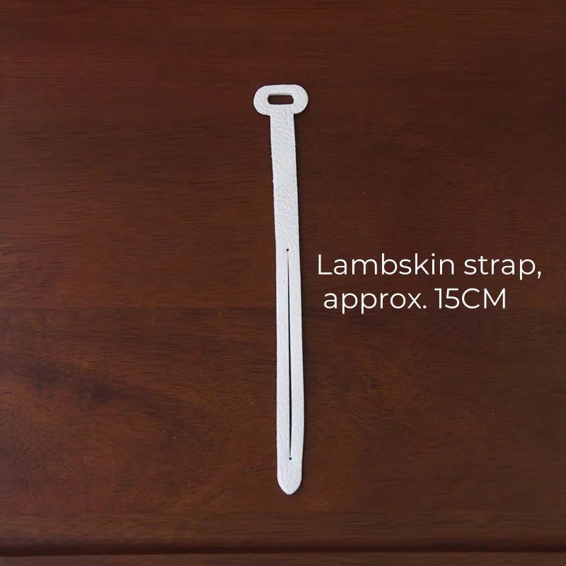 Whimsical Angel Star Leather Charm – Handmade French Goatskin Keychain | Lucky Pendant for Bags | Cute Guardian Gift - Tomlynam