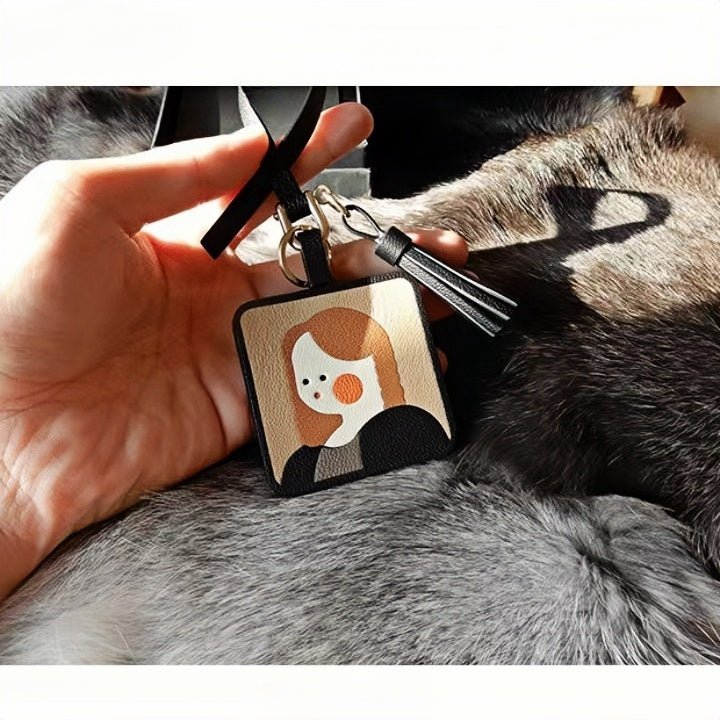 World famous paintings Artistic Charm Luxurious Leather Bag Accessory Handmade Full - Grain French Goatskin - Tomlynam